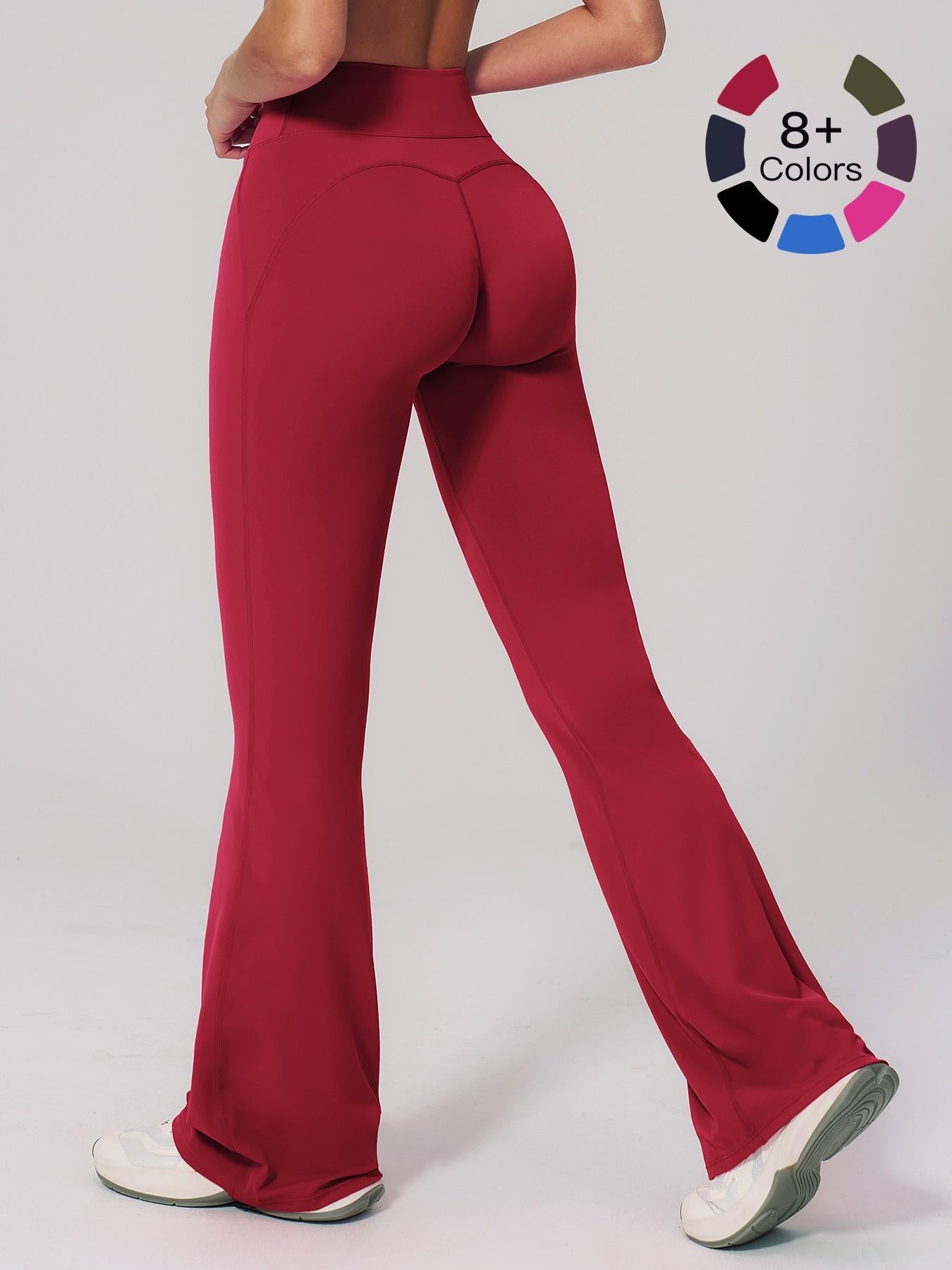 Cloudy Sensation Sport Long Pants, High Waist Butt Lifting Wide Leg Outerwear Bell Bottoms - image 23