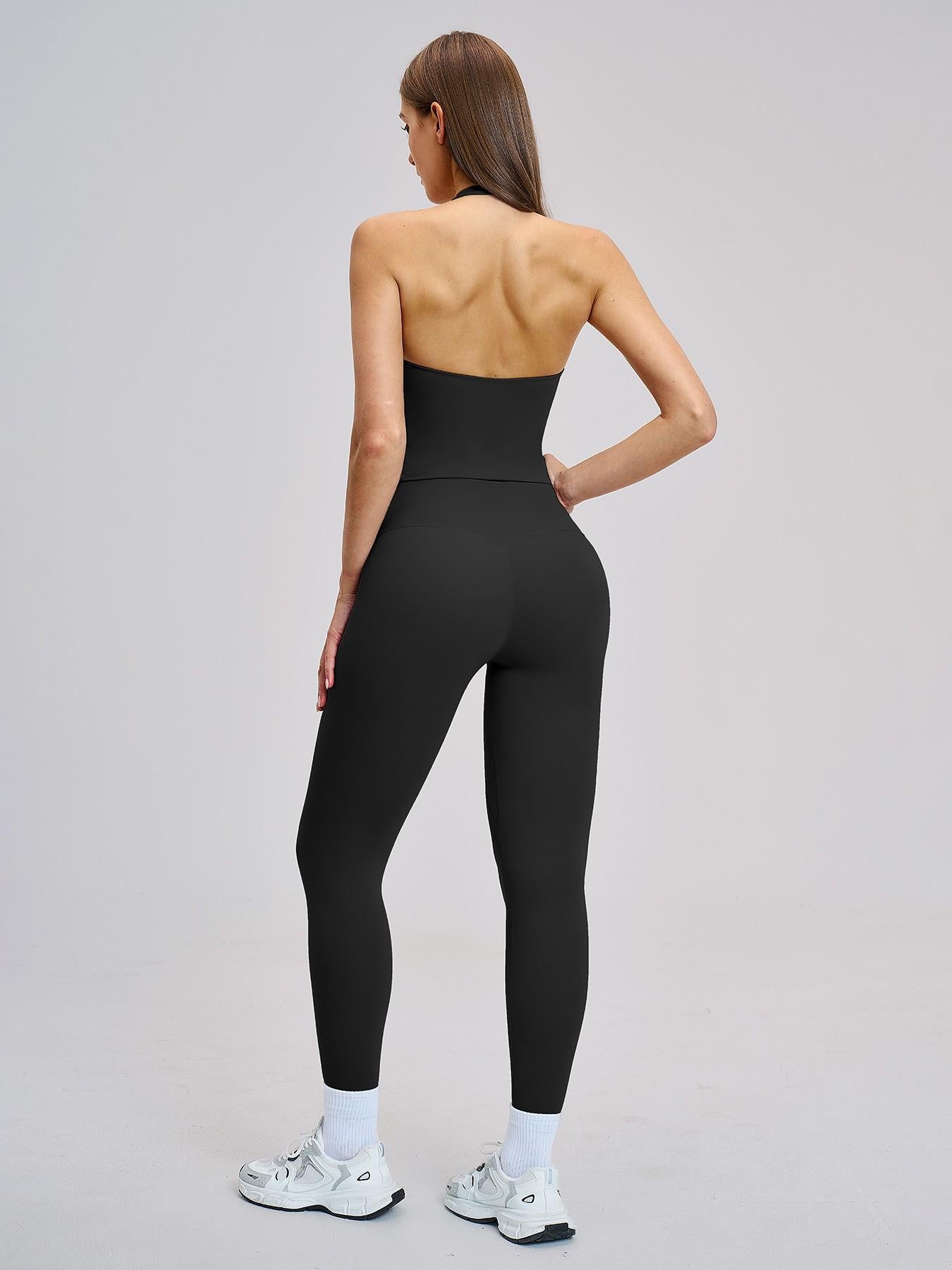 Spring Outdoor Sports Fitness Set, Fleece Tight Yoga - image 15
