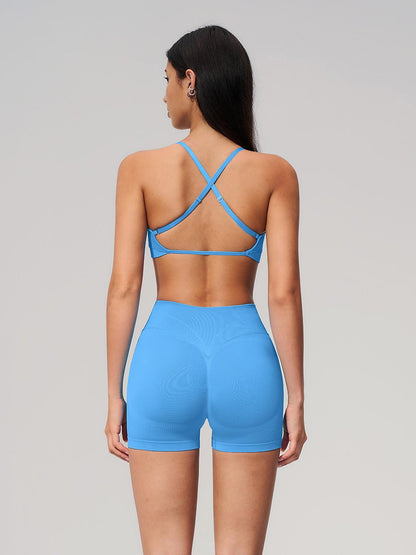Seamless Yoga Set, Cross Back Design - image 14