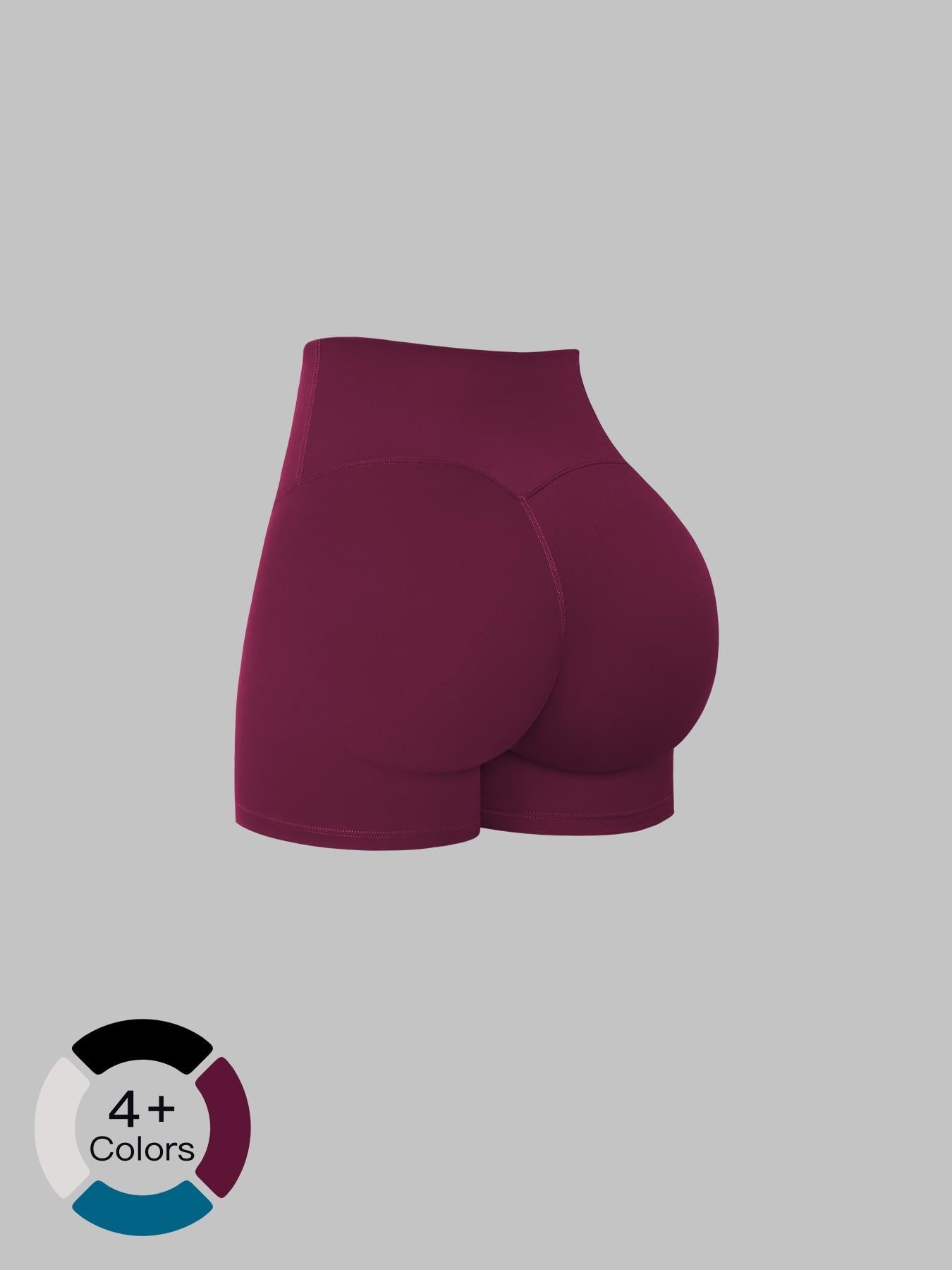 Cross-Border Yoga Shorts for Women, High-Waisted Butt Lifting Tight Fit - image 11