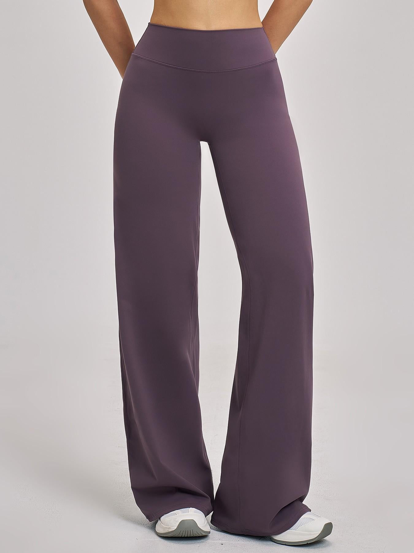 High Waist Flare Leg Yoga Pants, Casual Dance Workout Trousers - image 10