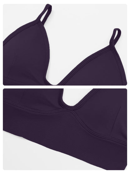 Seamless Yoga Bra with Shoulder Straps, Quick-Dry Sports Top - image 16