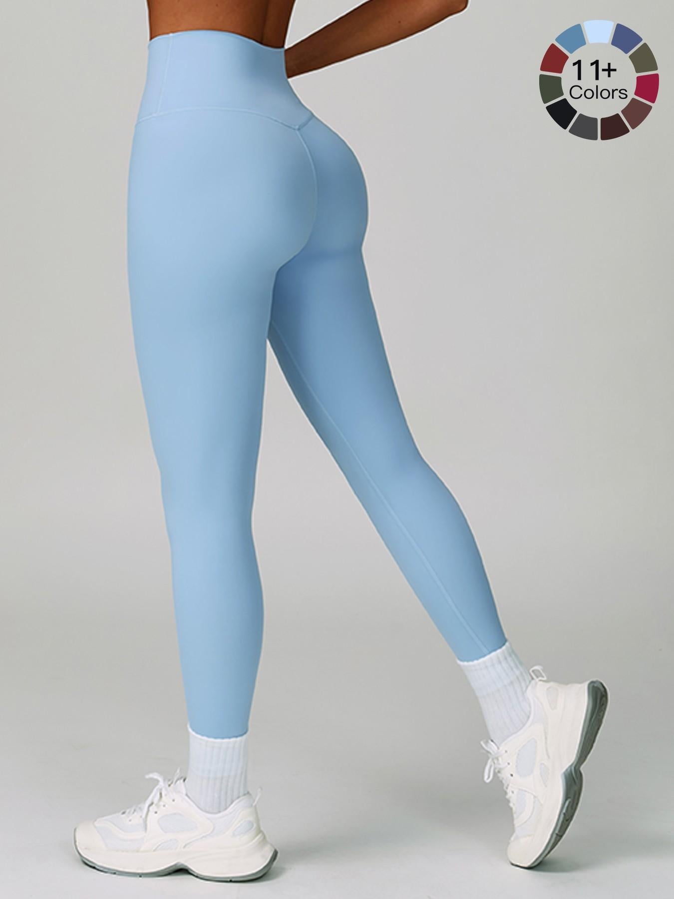 High-Waisted Butt Lifting Workout Pants for Women, Tight Fit Outdoor Cycling Sports Running Long Pants - image 27