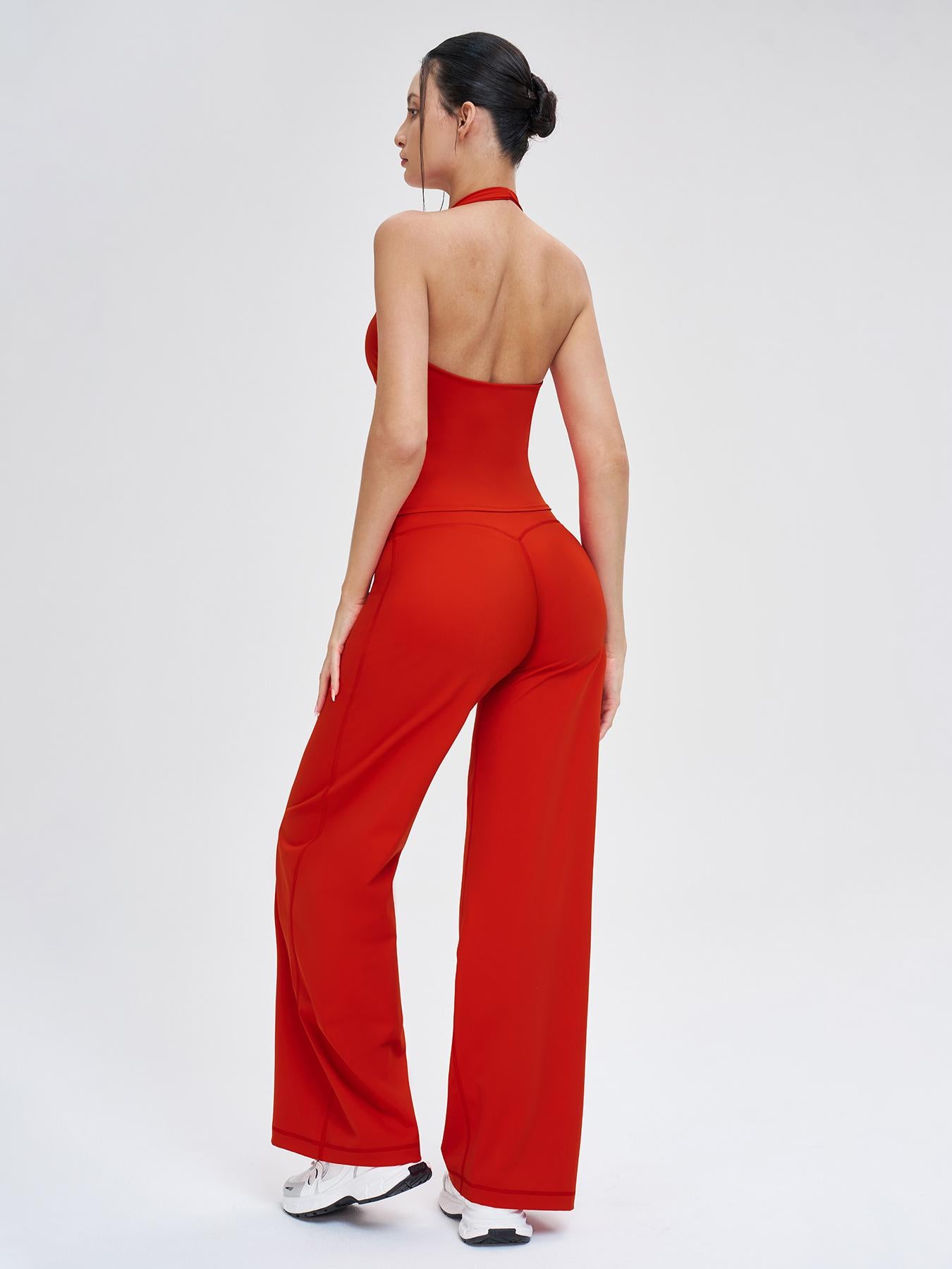 Women's Yoga Set, Medium Backless Tight-Fitting Design - image 14