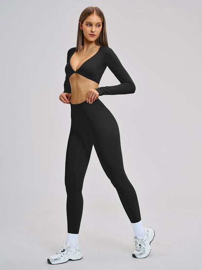Women's Yoga Set, Microfiber Material - image 14