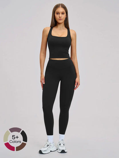 Summer Sports Set Tight Backless Sportswear Casual Outdoor Running Cycling Fitness Set, Women's…