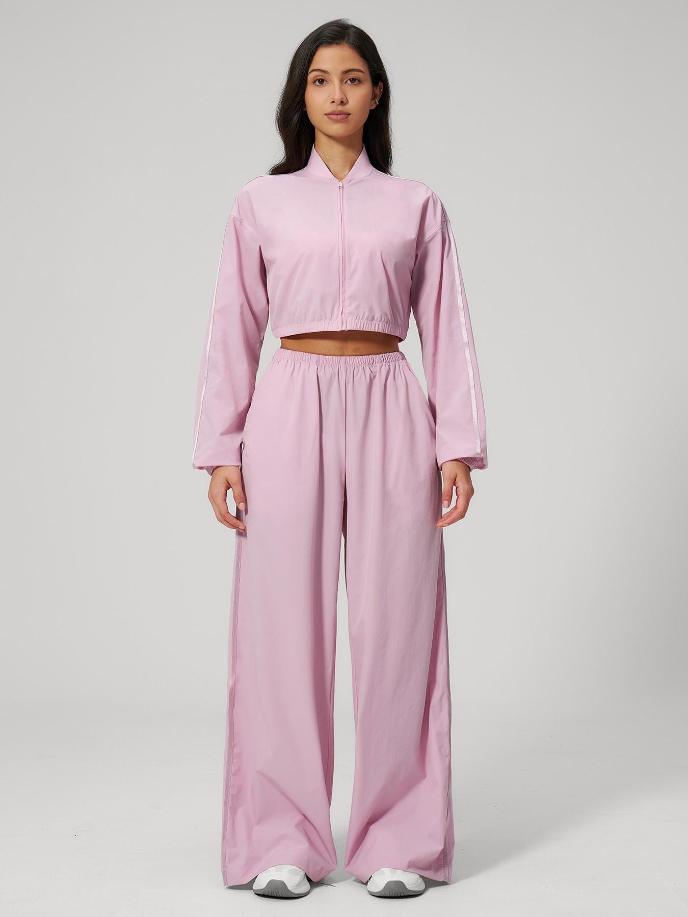 Women's Sun Protection Sportswear Yoga Set, Long Sleeve Top & Pants - image 16