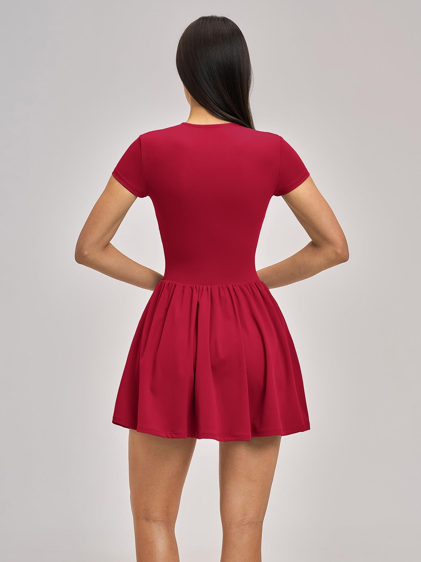 Nude Feel Two-Piece Tennis Skirt, Underwear Prevents Exposure - image 15