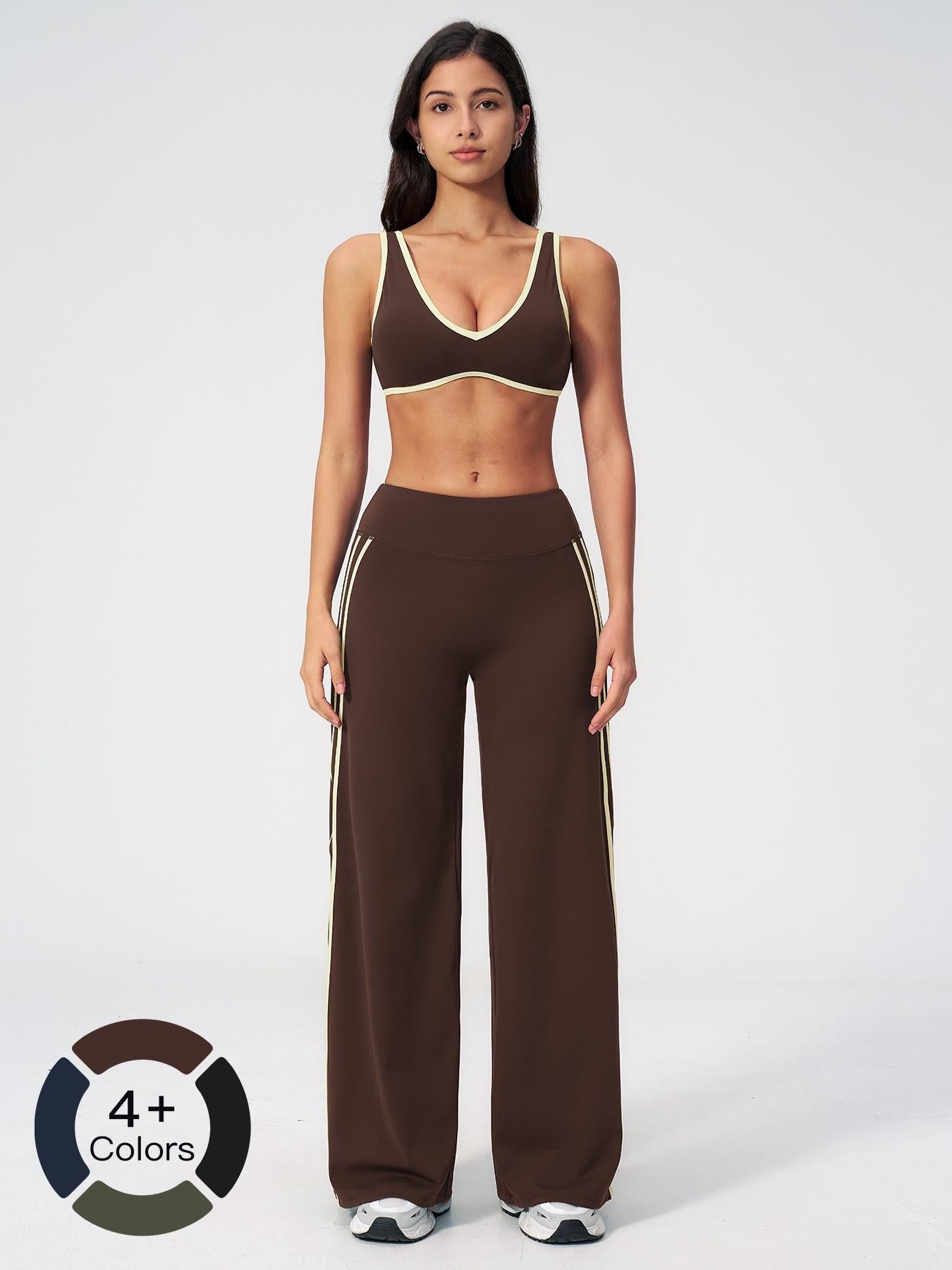 Cross-Border Bare Sensation Tight Yoga Set, High Elastic Activewear - image 20