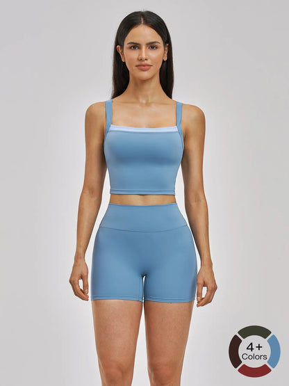 European and American Bare Sensation Sports Set, Solid Sports Sets