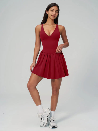 Cross-Border Fitness Yoga, Sporty Outdoor Running Tight Tank Dress - image 8
