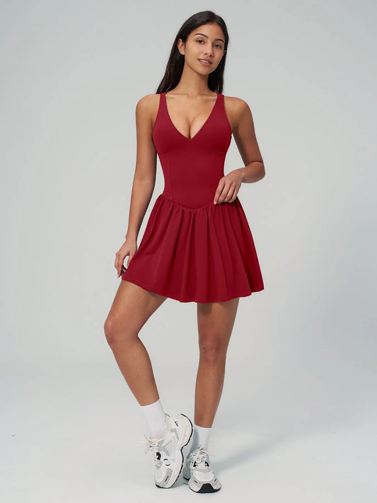 Cross-Border Fitness Yoga, Sporty Outdoor Running Tight Tank Dress - image 8