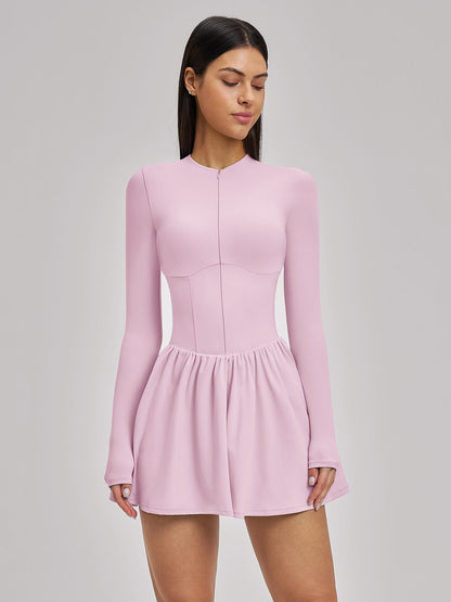 Nude Feel Two-Piece Tennis Skirt, Anti-Slip Inner Layer - image 10