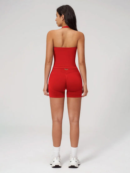 Seamless Yoga Set for Women, Tight Running Quick-Dry Sports Tank Top - image 8