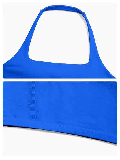 Women's New Halter Yoga Tank Top, Outdoor Square Sport Fitness Tight Quick-Dry Vest - image 16