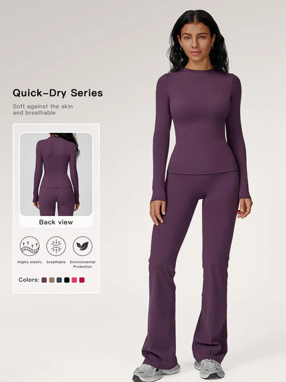 Women's Sporty Tracksuit Set, Casual Two-Piece