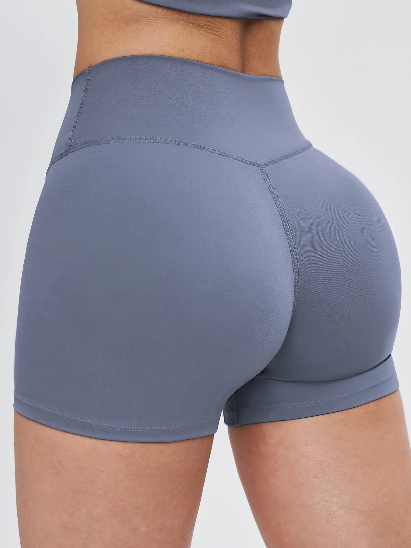 Women's High Waist Yoga Shorts, Tight-Fitting Workout Pants