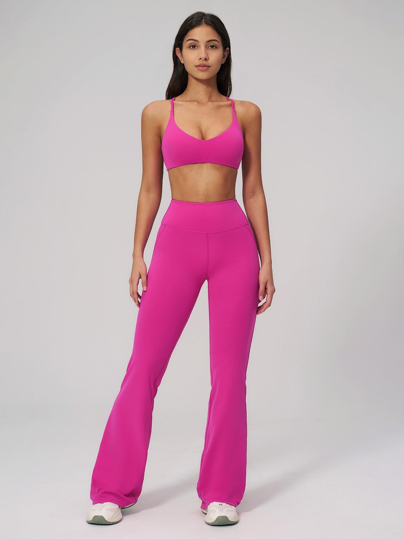 Women's 2-Piece Sports Pants Set Yoga, Running Outfits & Fitness Activewear - image 14