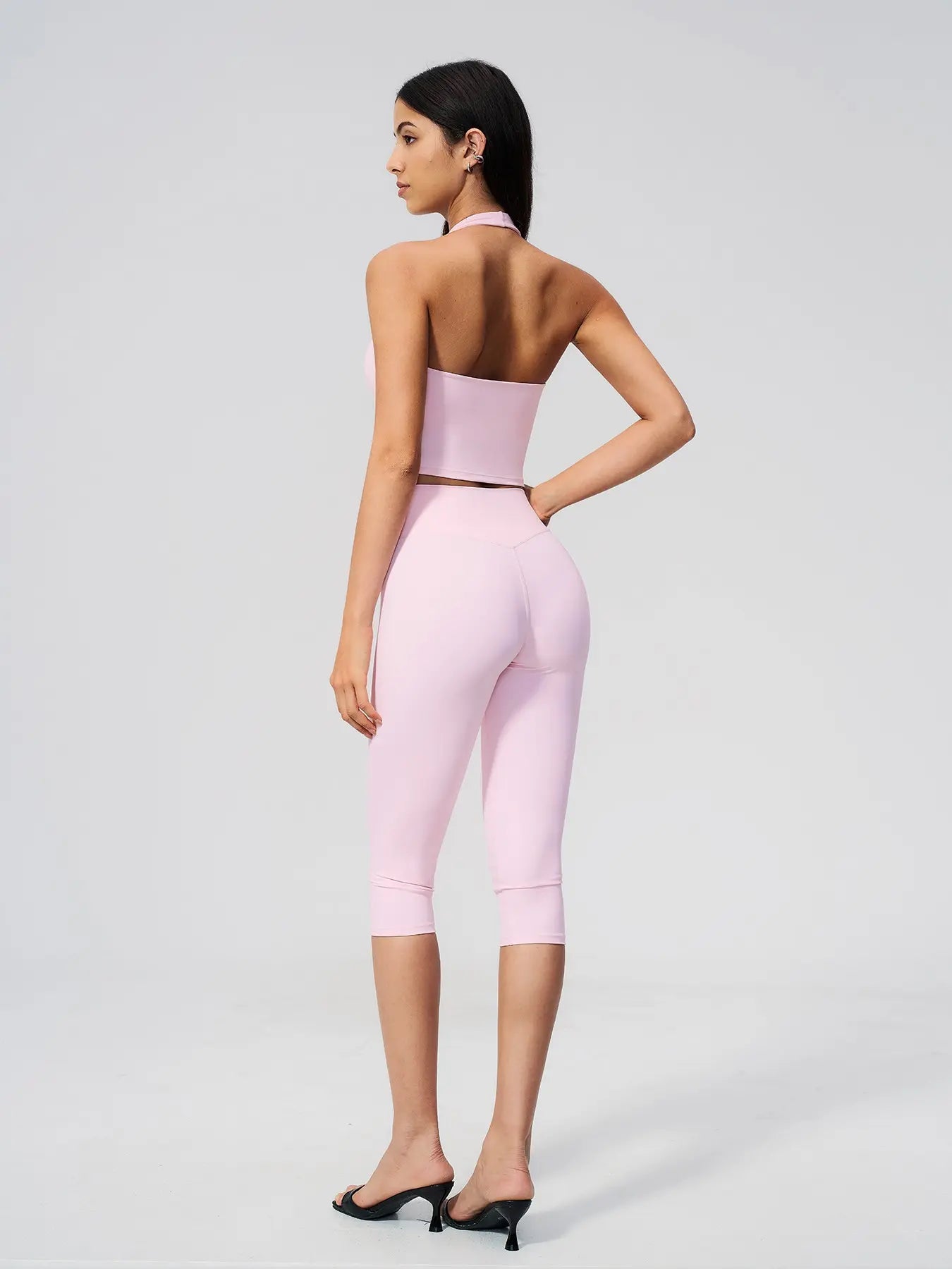 Women's Yoga Set with Quick-Dry High-Waist Butt-Lifting Waist Trainer, Breathable Fitness Outfit - image 7