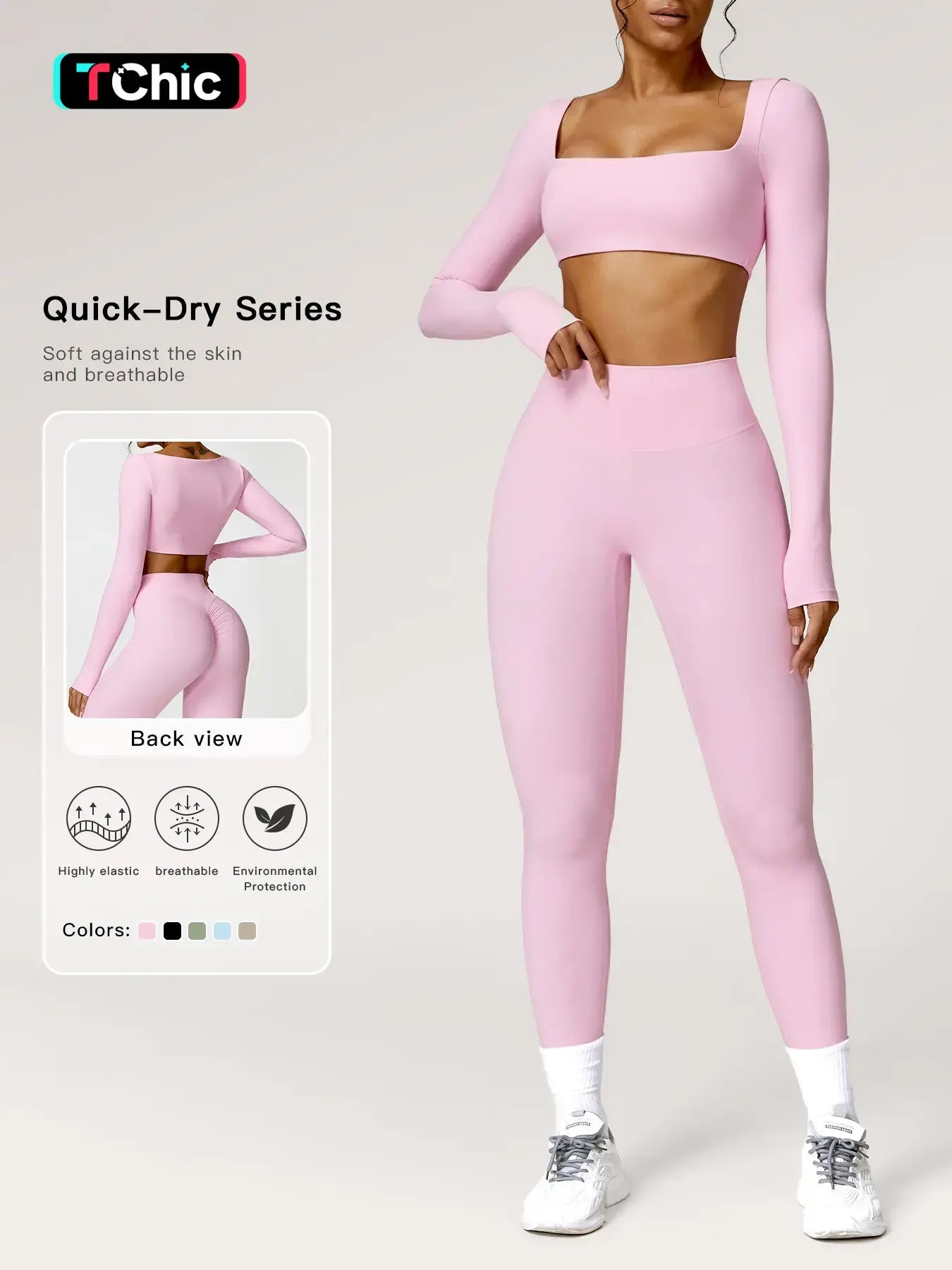 Two-piece Set, Activewear Workout Set