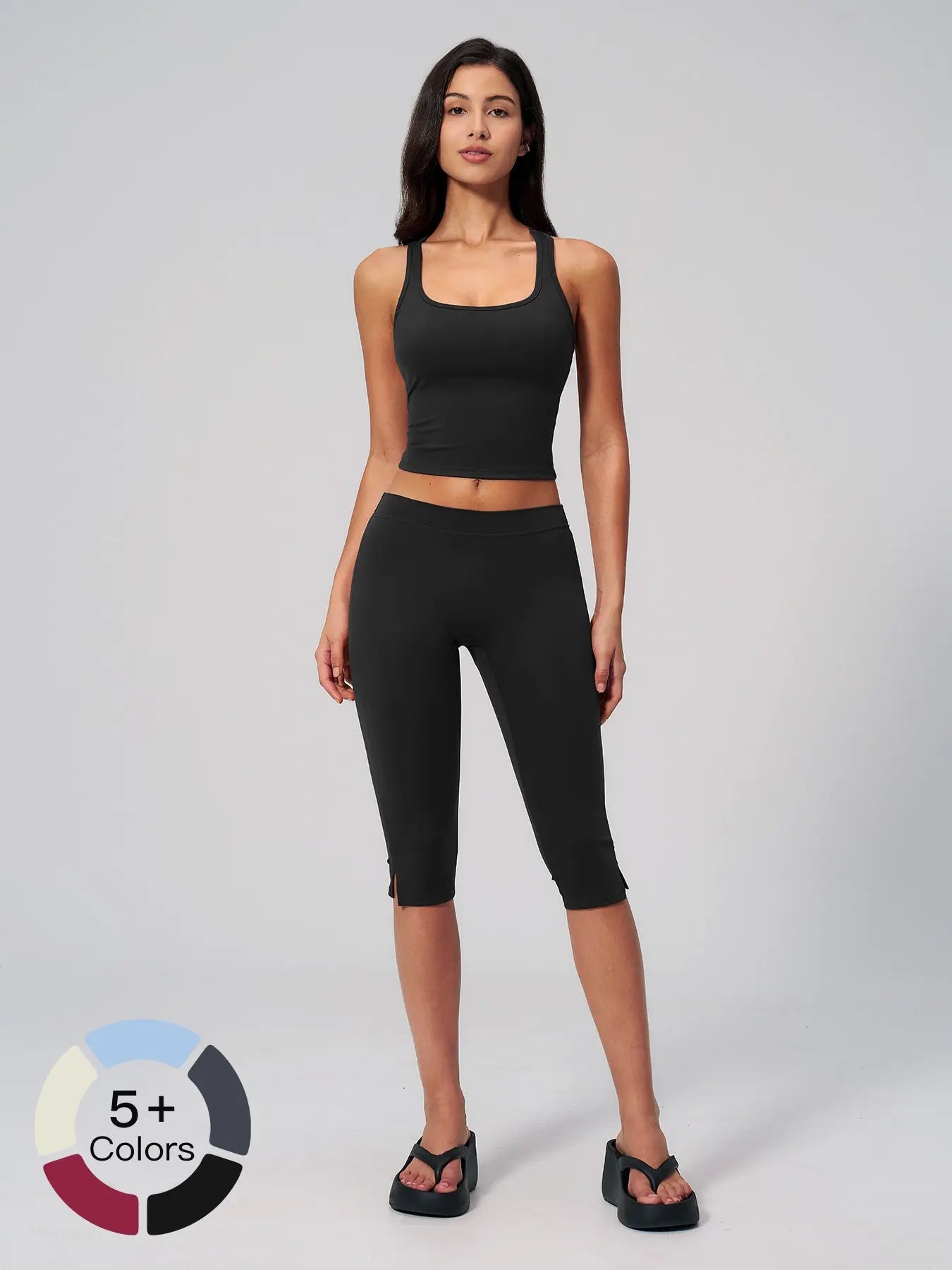 Women’s 2-Piece Yoga Set, High-Stretch Quick-Dry Activewear for Fitness and Sports