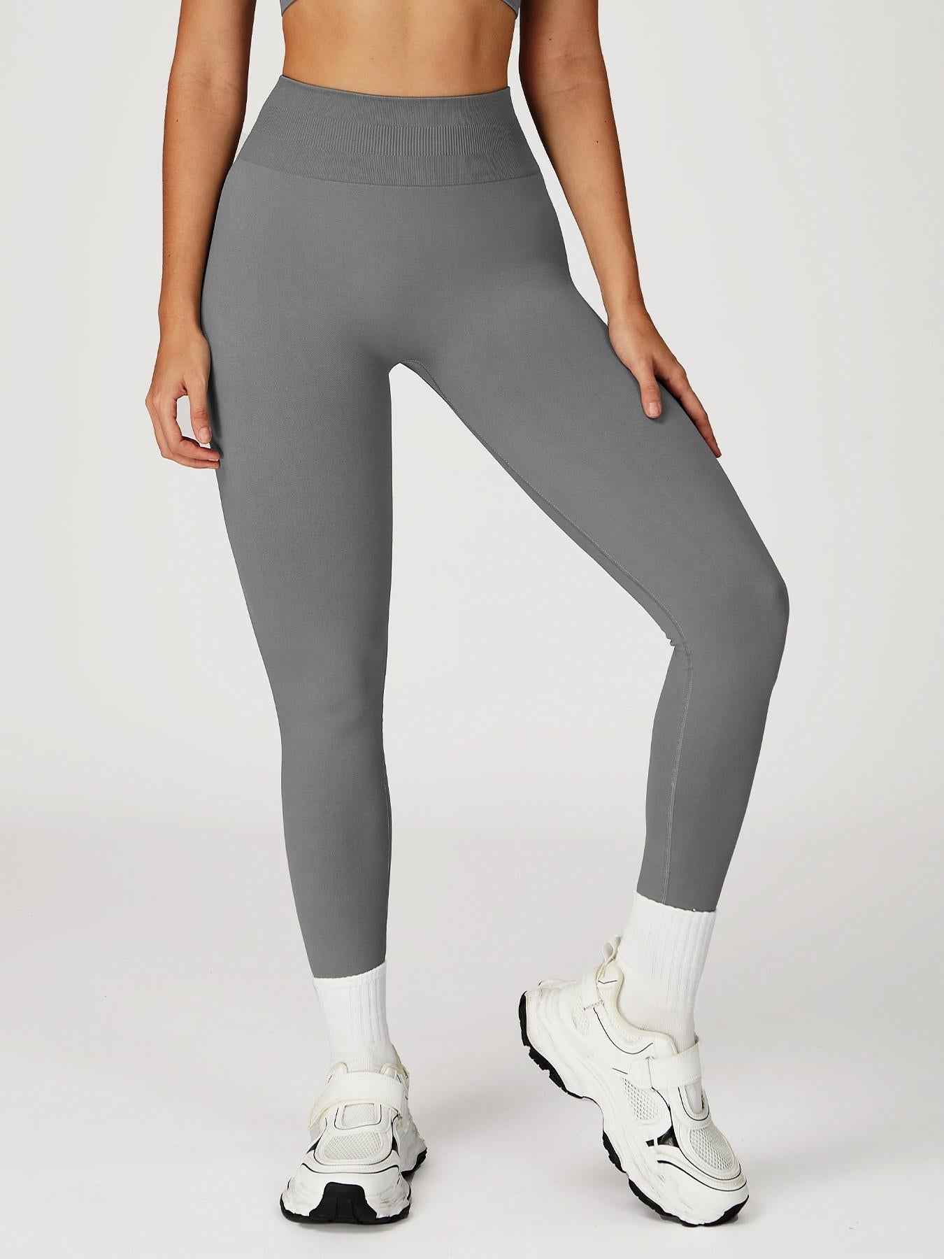 Women's Seamless High-Waisted Yoga Pants, Tight-Fitting Tummy Control - image 11