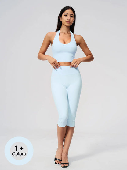 Women's Casual Commuter Tank Top Sports Set, Slim Fit Yoga - image 7