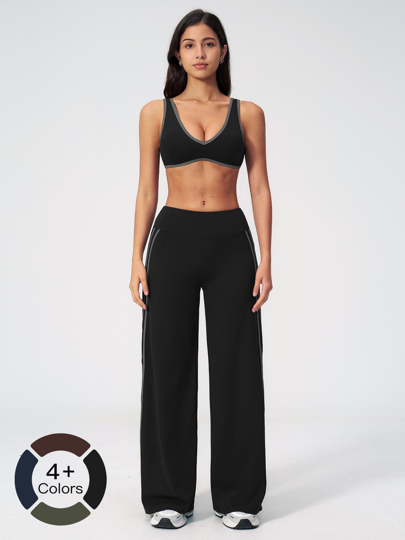 Cross-Border Bare Sensation Tight Yoga Set, High Elastic Activewear - image 13