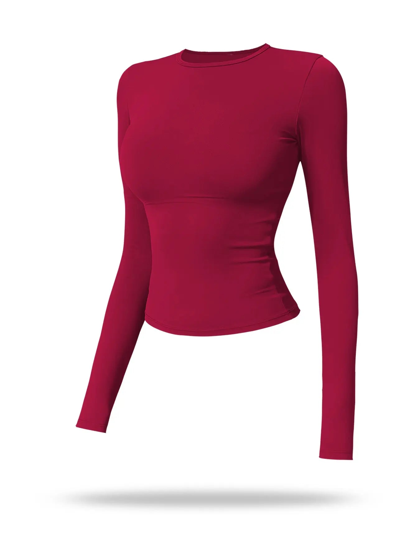 New Fleece Long Sleeve Yoga Top, High Strength Fitness Wear