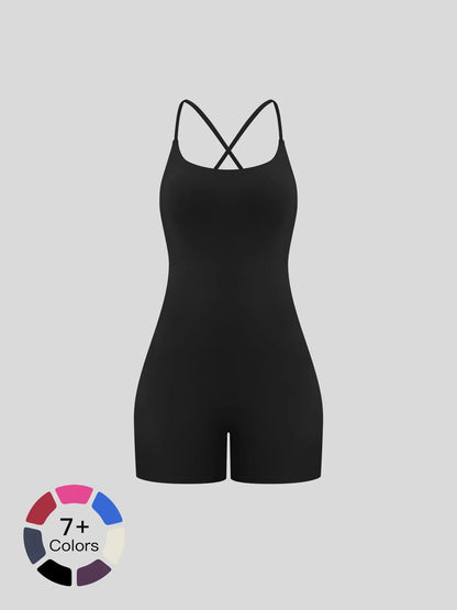 Cross-Border Backless Yoga, Fitness Dance Bodysuit