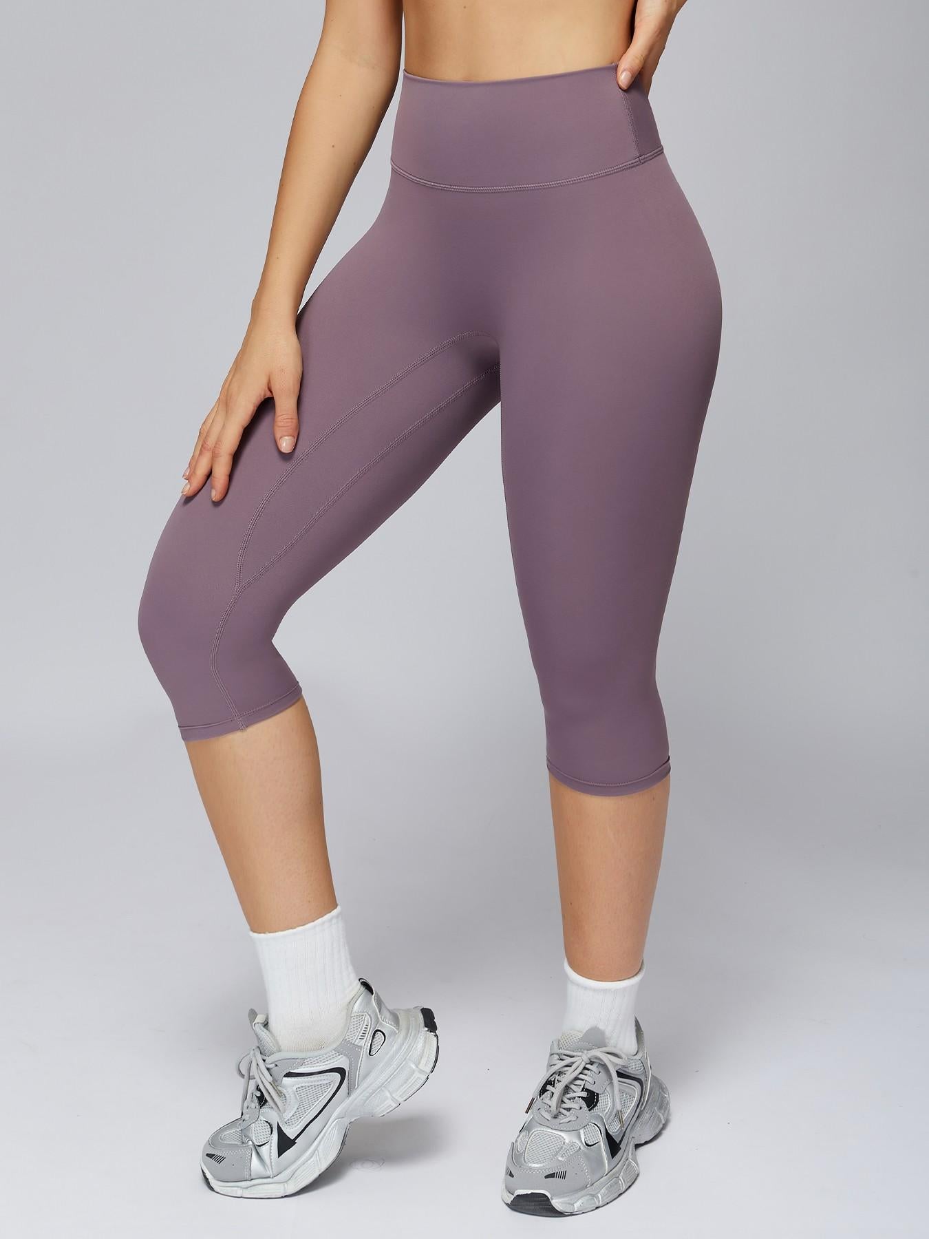High Waist Yoga Shorts Women, Quick-Dry Tight-Fitting Workout Pants - image 16