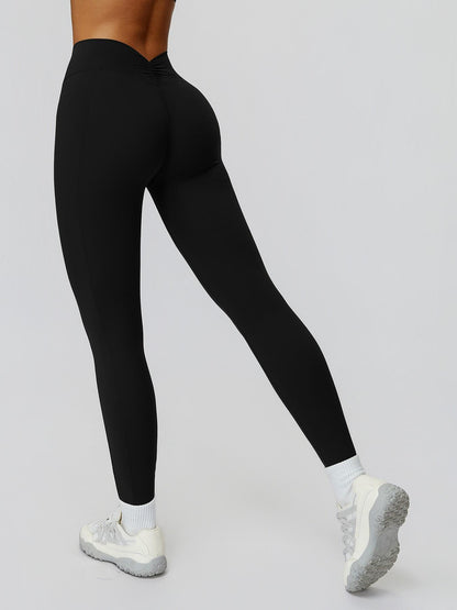 Women's High-Waisted Yoga Pants, Fitted Long Leggings for Outdoor Running & Fitness - image 9