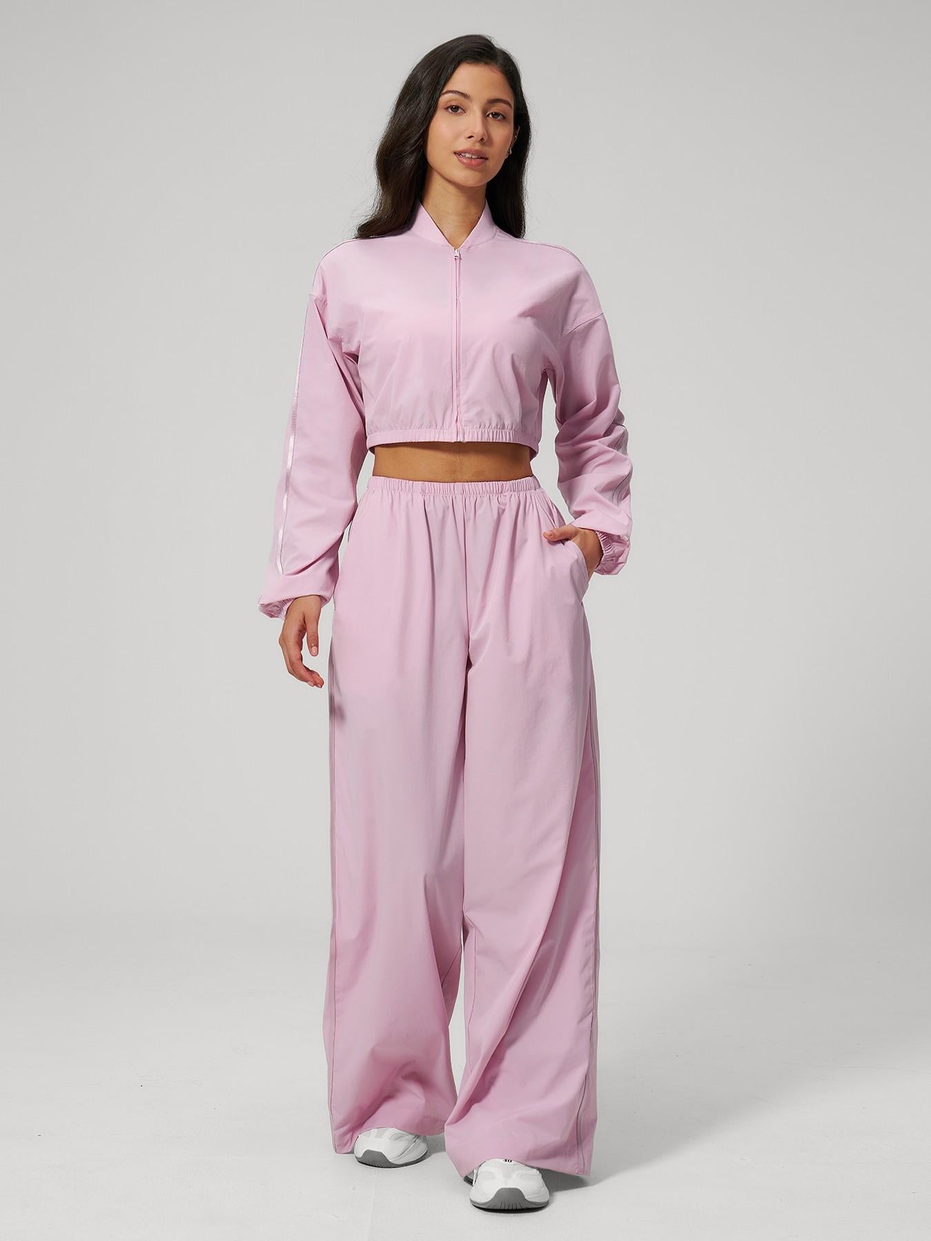 Women's Sun Protection Sportswear Yoga Set, Long Sleeve Top & Pants - image 15