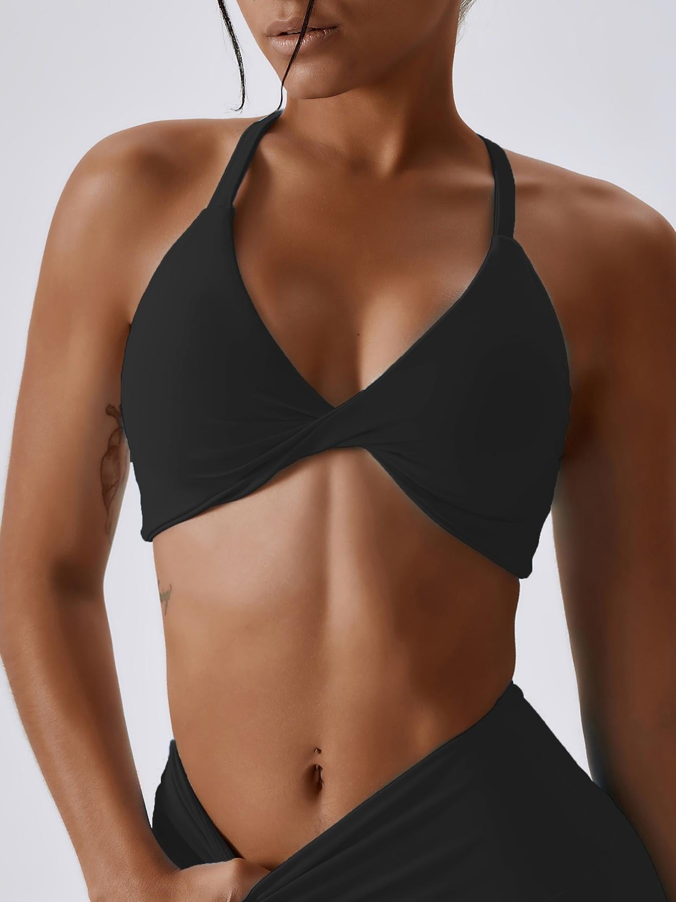 Nude Feel Yoga Sports Bra, Outdoor Running Backless Fitness Lingerie - image 13