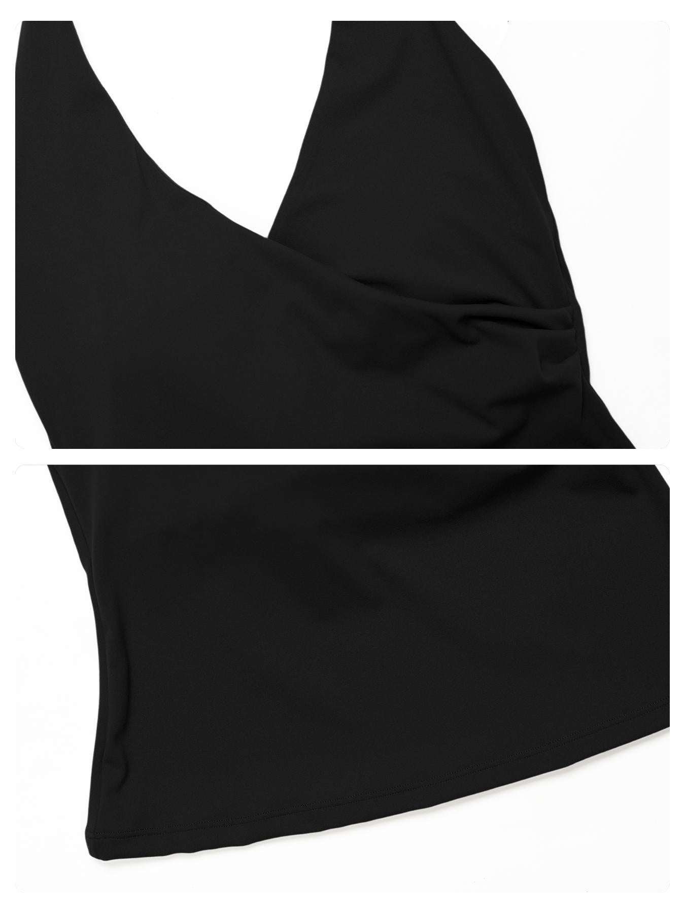 Women's V Neck Yoga Tank Top, Sports Tank Tops - image 16