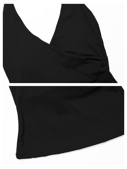 Women's V Neck Yoga Tank Top, Sports Tank Tops - image 16