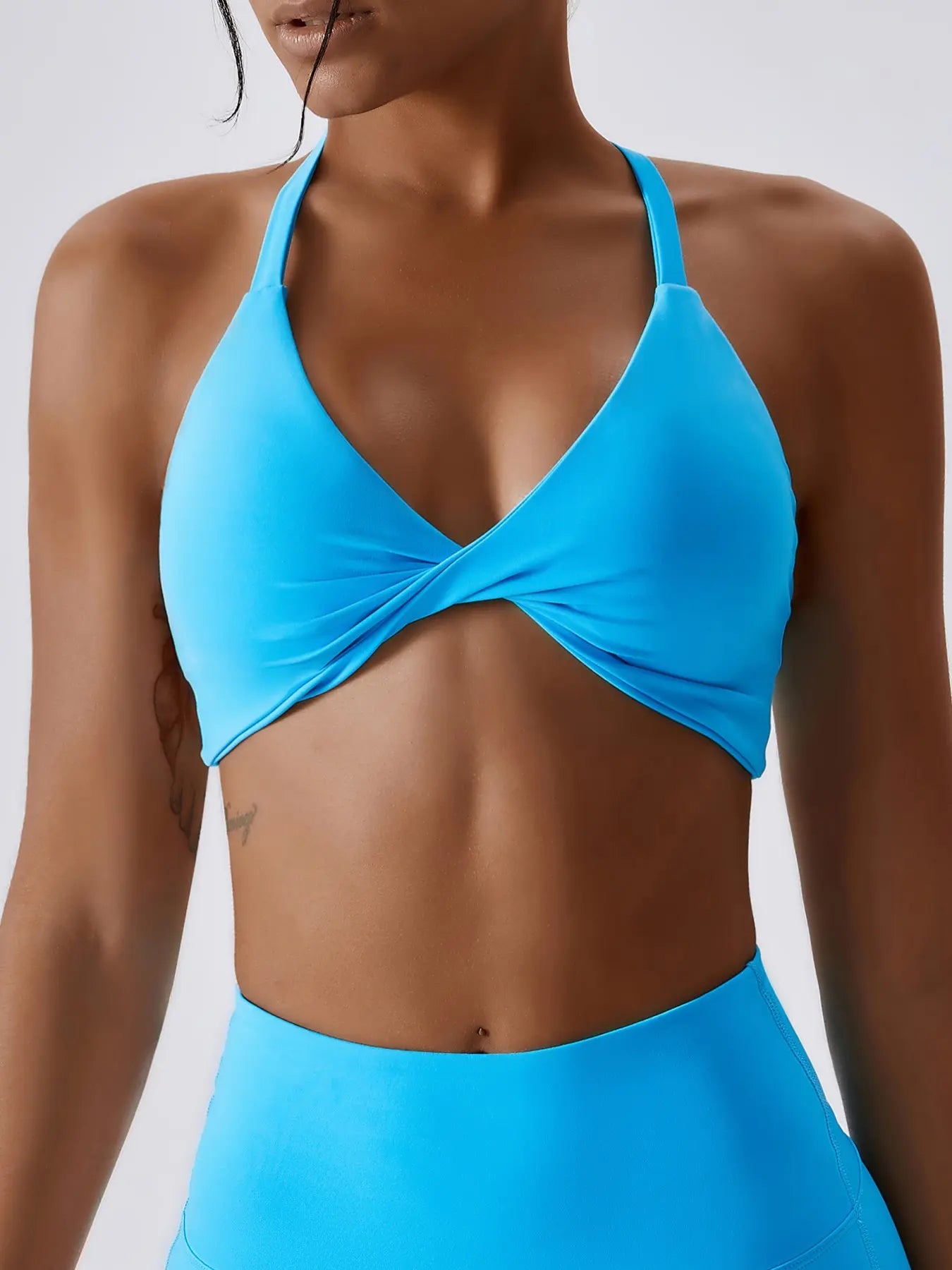 Nude Feel Yoga Sports Bra, Compression Sport Bra - image 9