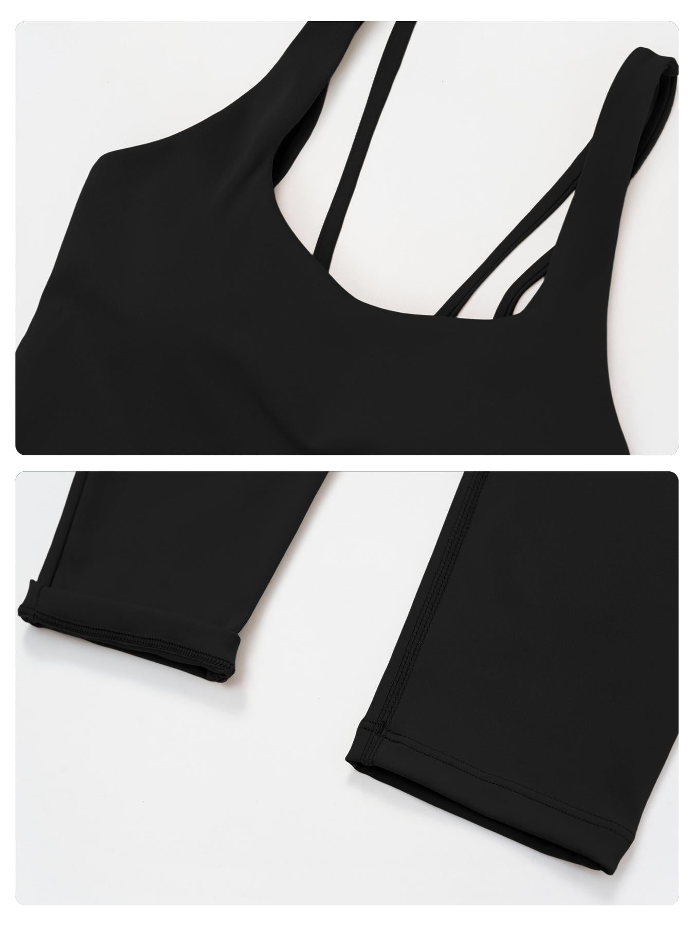 Women's Sporty Yoga Pants, Above-The-Knee Tight-Fitting Design - image 16