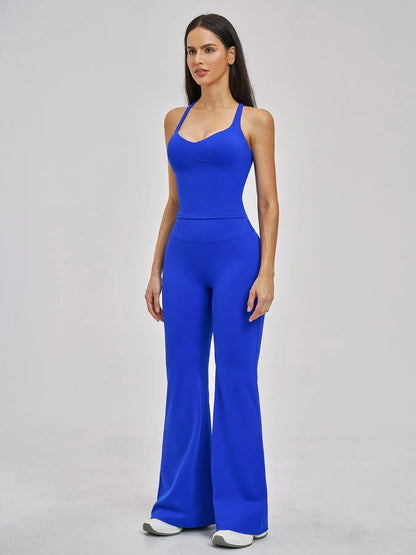 Women's Fitted Yoga Set, Cross-Back Design - image 4