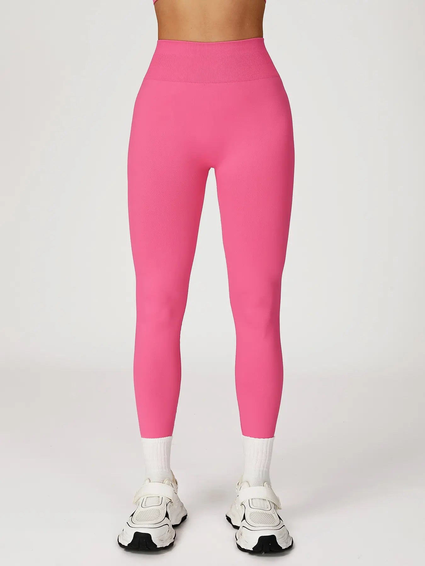 Women's Seamless High-Waisted Yoga Pants, Tight-Fitting Tummy Control - image 5
