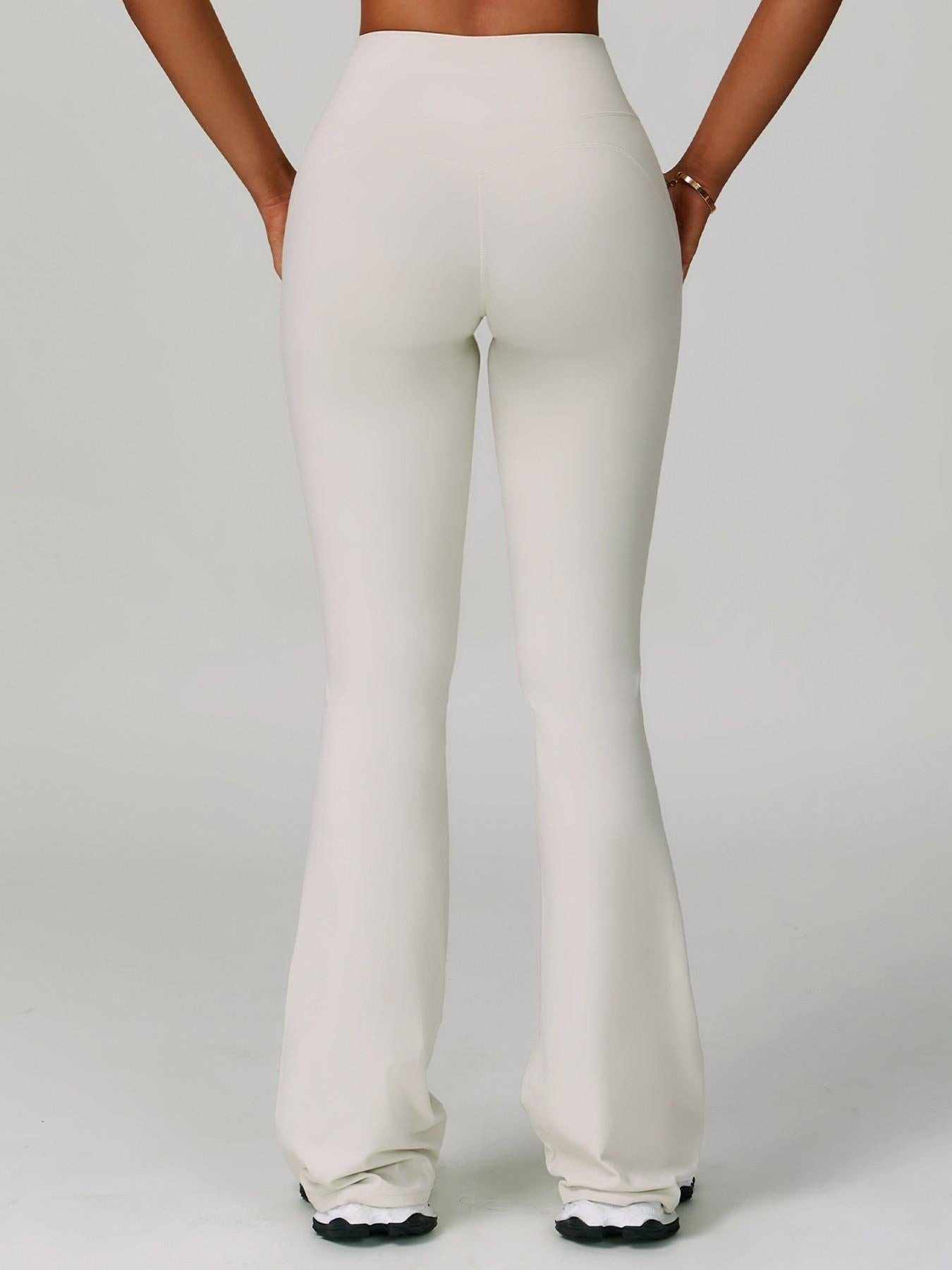 Cloudy Sensation Sport Long Pants, High Waist Butt Lifting Wide Leg Outerwear Bell Bottoms - image 12