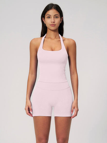 Women's New Halter Yoga Tank Top, Outdoor Square Sport Fitness Tight Quick-Dry Vest - image 22