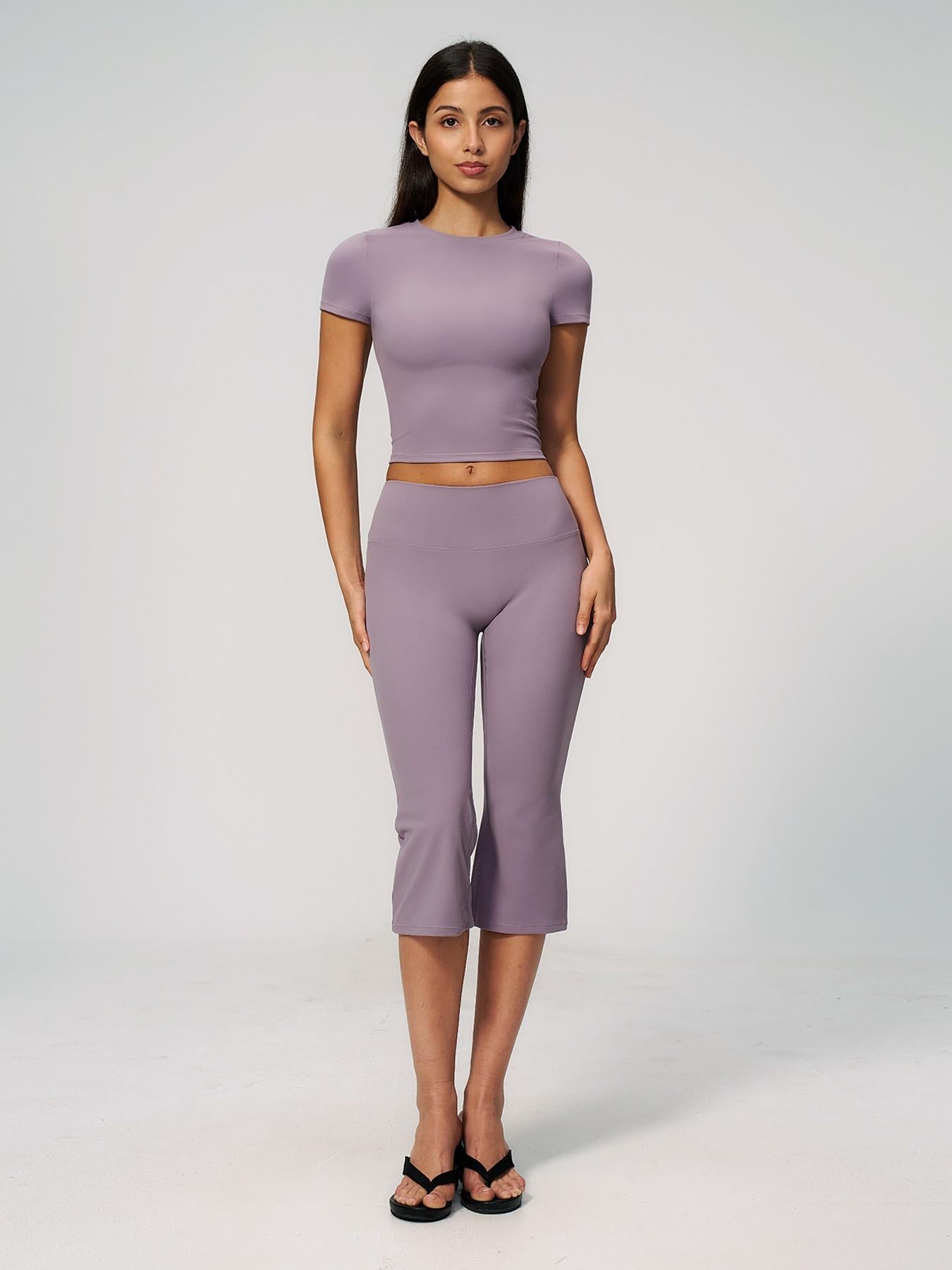 Fashion Yoga Set for Women, High Waist Butt Lifting Tight Fit Slimming Pilates Training Workout… - image 14