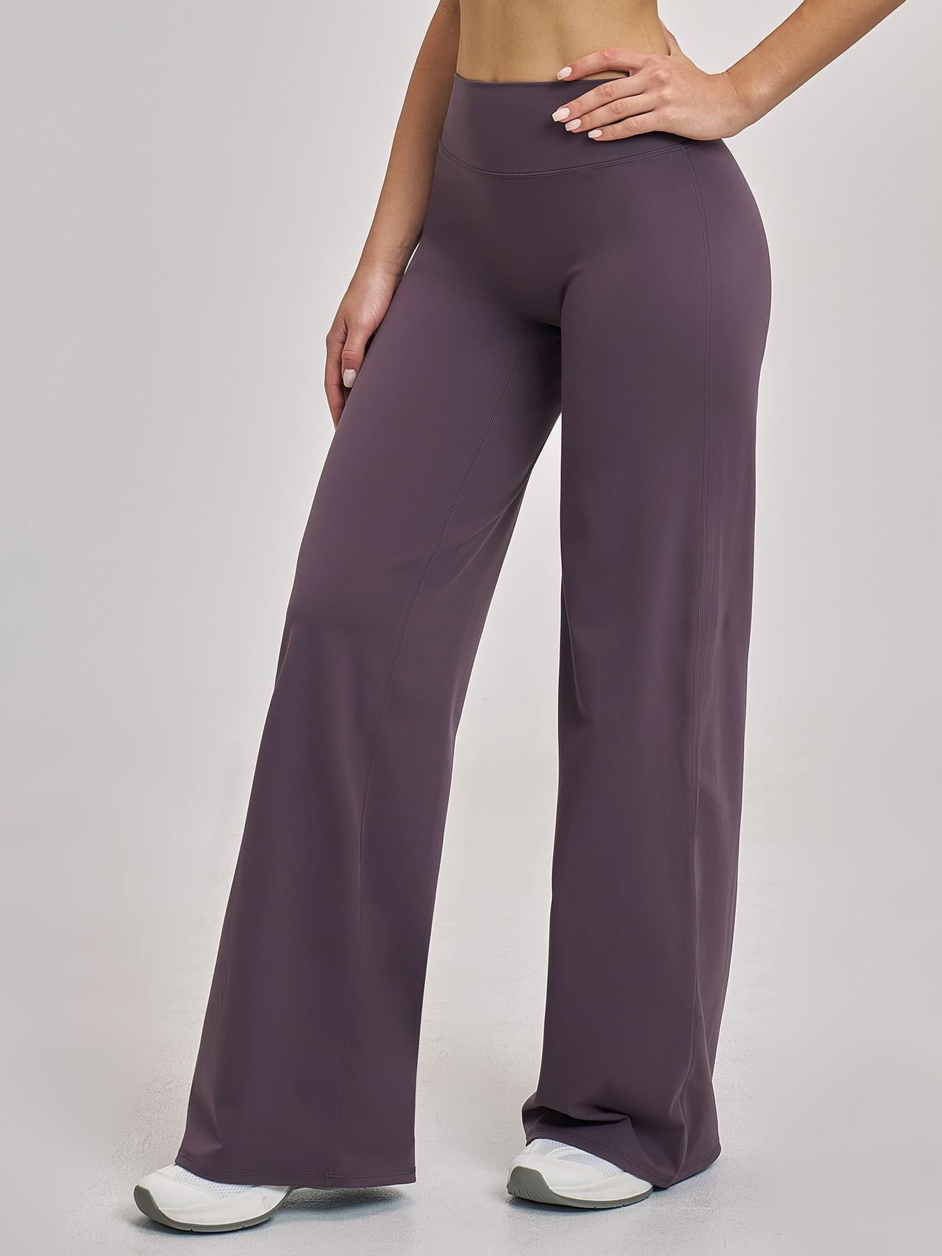 High Waist Flare Leg Yoga Pants, Casual Dance Workout Trousers - image 12