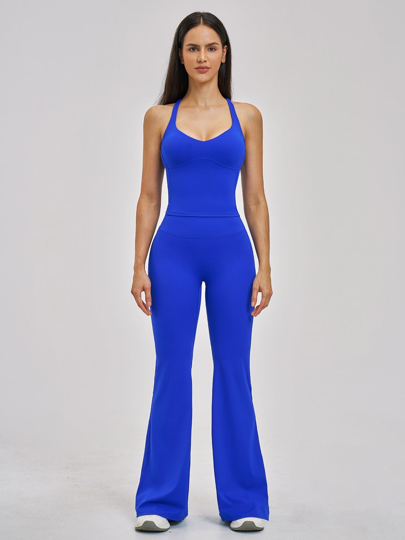Women's Fitted Yoga Set, Cross-Back Design - image 13