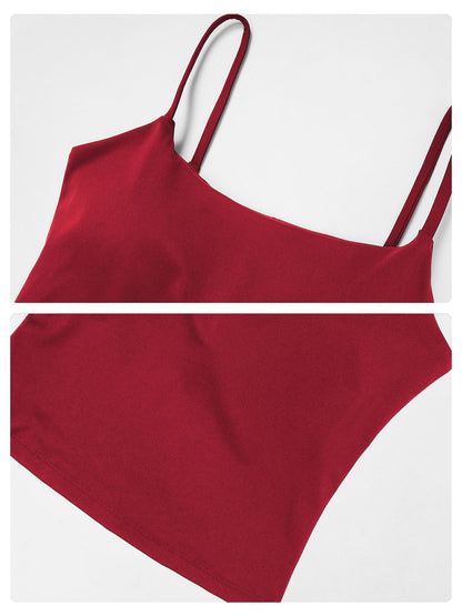 Women's Yoga Set, Tight-Fitting Mid-Thigh Pants & Casual Sports Tank Top - image 18
