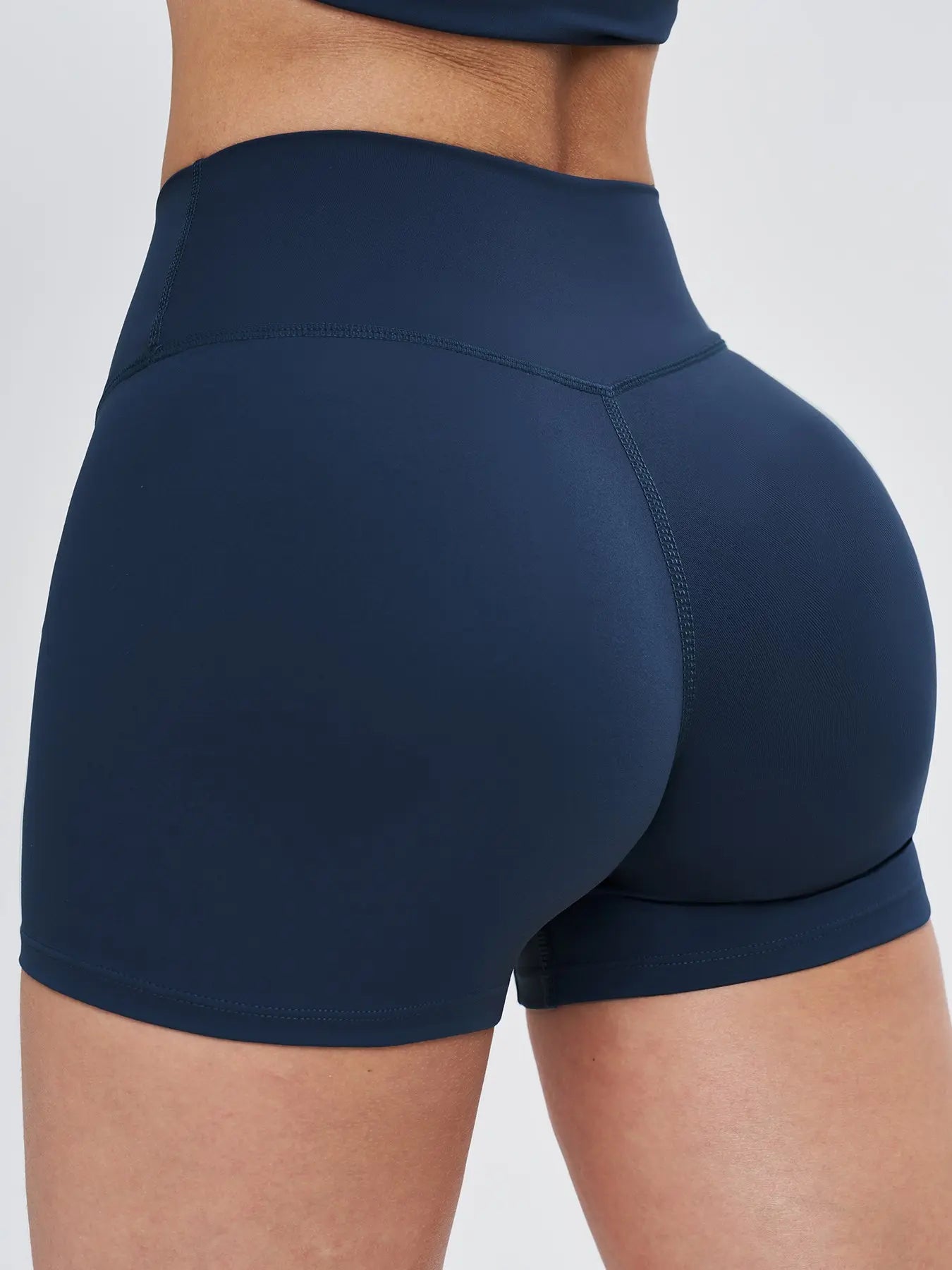 Women's High Waist Yoga Shorts, Tight-Fitting Workout Pants