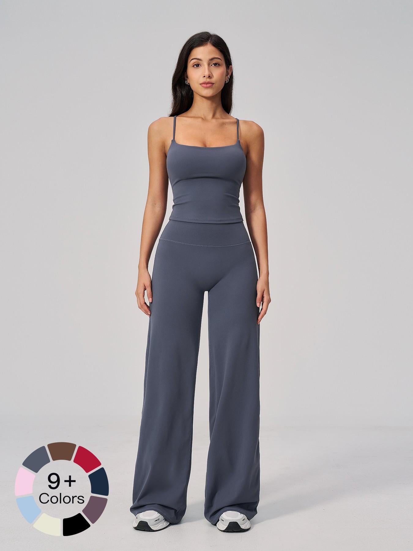 Women's Yoga Set, High-End Outdoor Running Quick-Dry Sports Wear - image 21