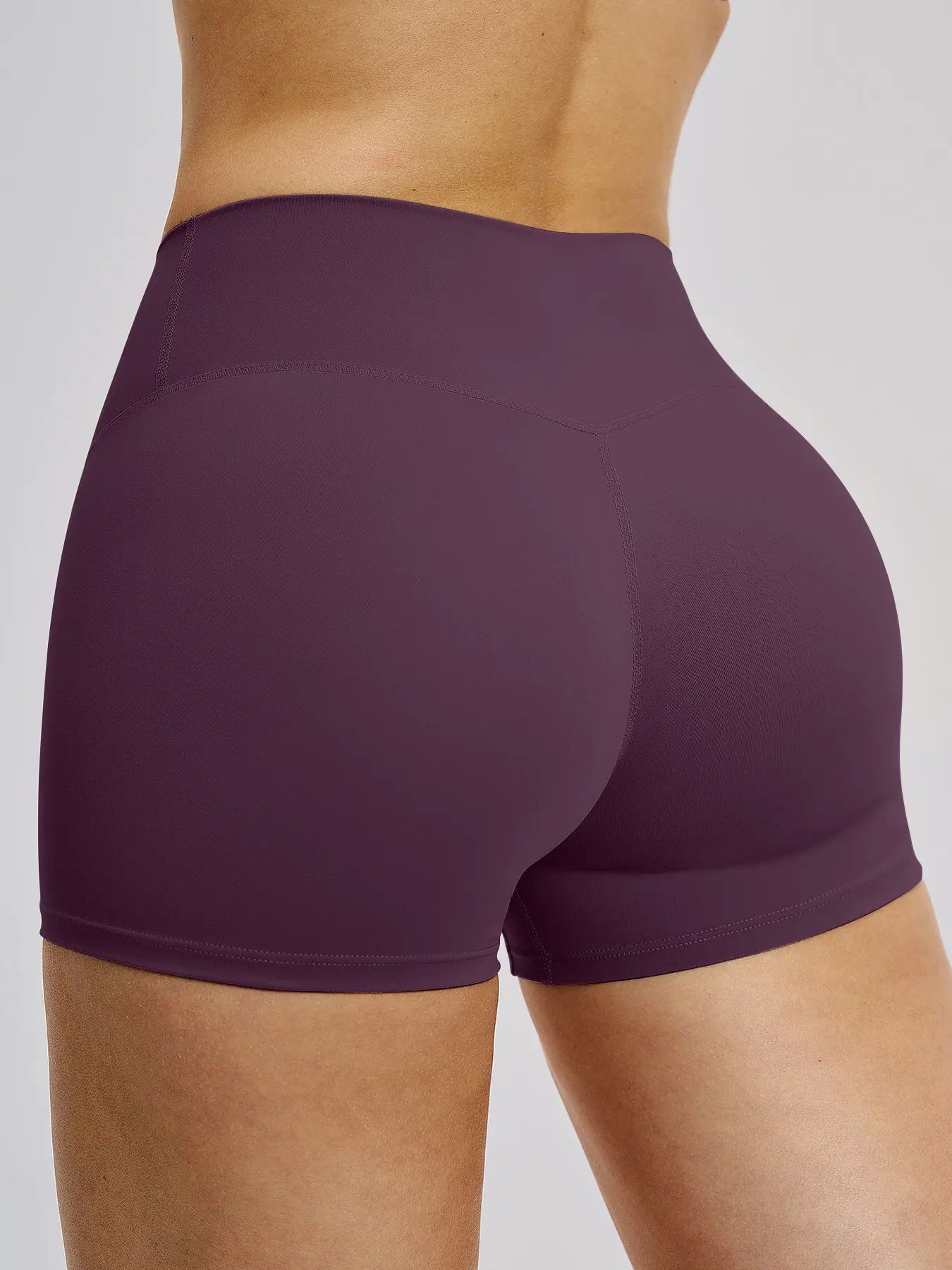 Women's High Waist Yoga Shorts, Tight-Fitting Workout Pants