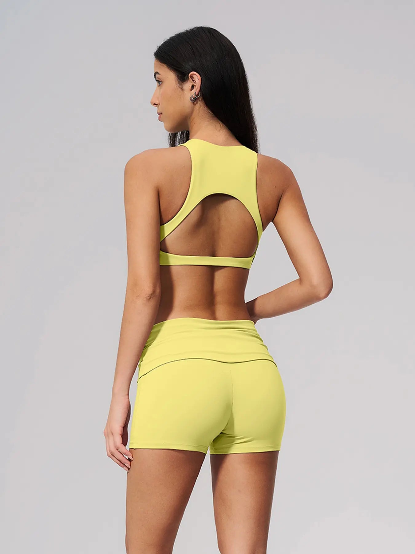 Yoga Set for Women, Tight-Fit Backless Fitness Workout Quick-Dry Yoga - image 8